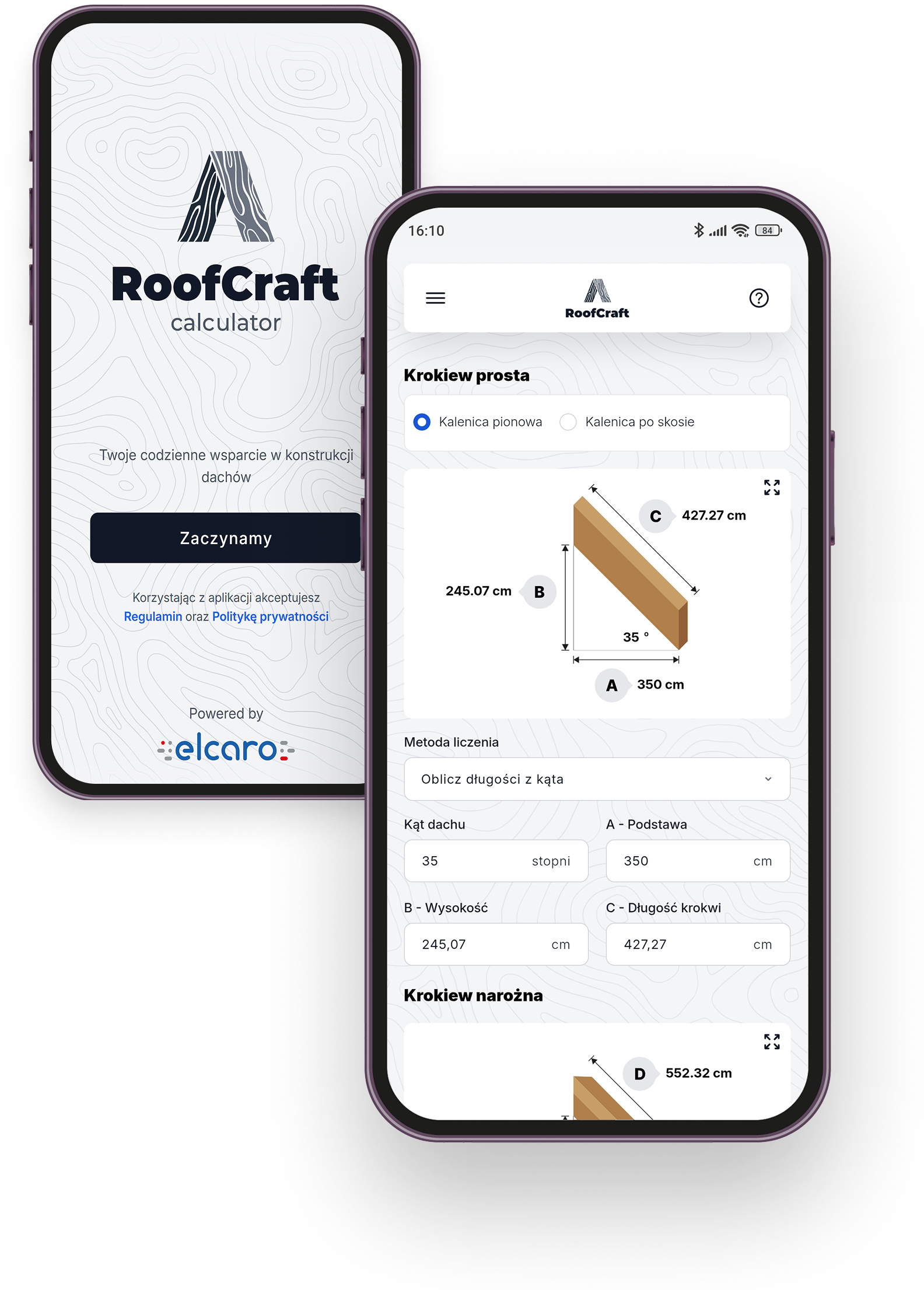 Aplikacja RoofCraft Mobile